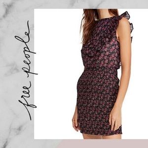 [FREE PEOPLE] I’M YOUR FAVORITE FLORAL MINI DRESS